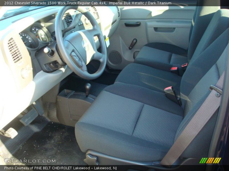 Imperial Blue Metallic / Dark Titanium 2012 Chevrolet Silverado 1500 Work Truck Regular Cab 4x4