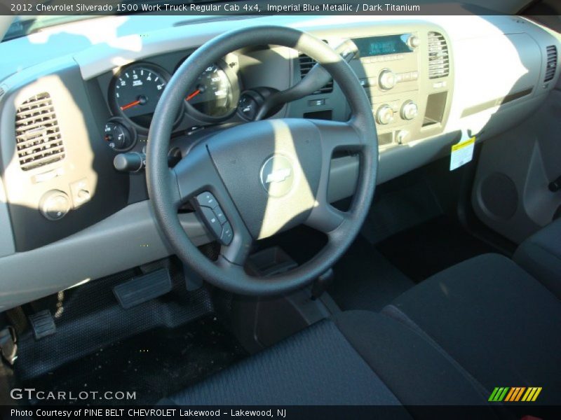Imperial Blue Metallic / Dark Titanium 2012 Chevrolet Silverado 1500 Work Truck Regular Cab 4x4