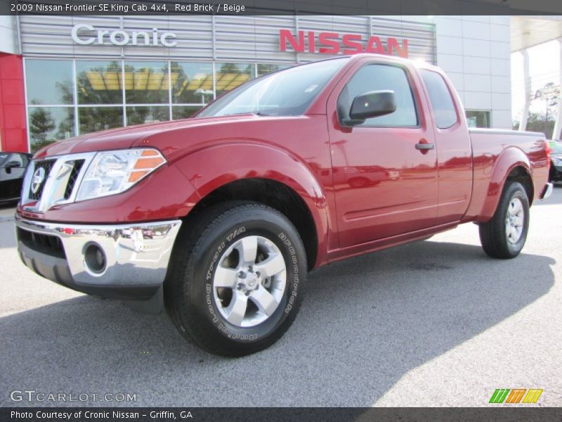 Red Brick / Beige 2009 Nissan Frontier SE King Cab 4x4