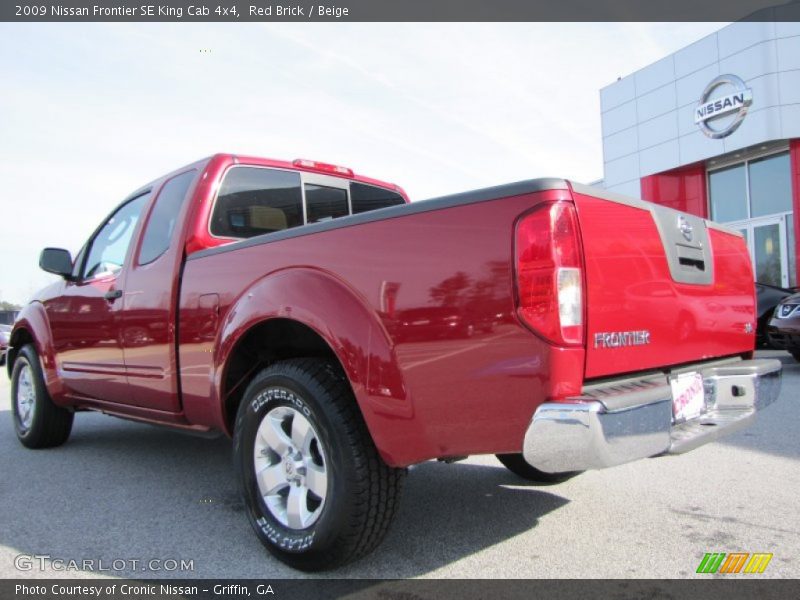 Red Brick / Beige 2009 Nissan Frontier SE King Cab 4x4