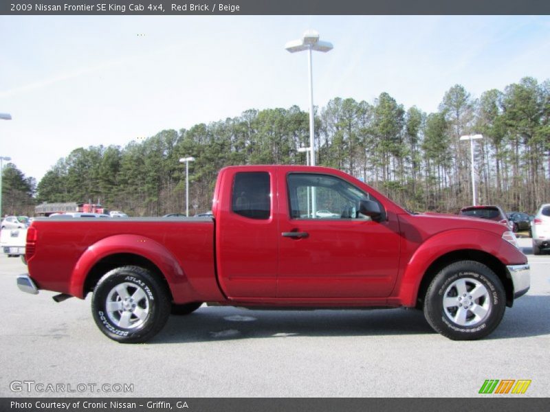 Red Brick / Beige 2009 Nissan Frontier SE King Cab 4x4