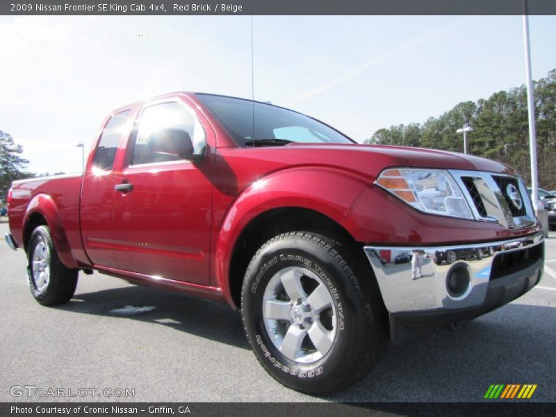 Red Brick / Beige 2009 Nissan Frontier SE King Cab 4x4
