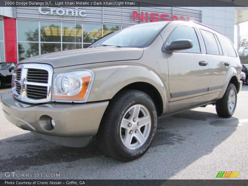 Light Khaki Metallic / Dark Khaki/Light Khaki 2006 Dodge Durango SLT