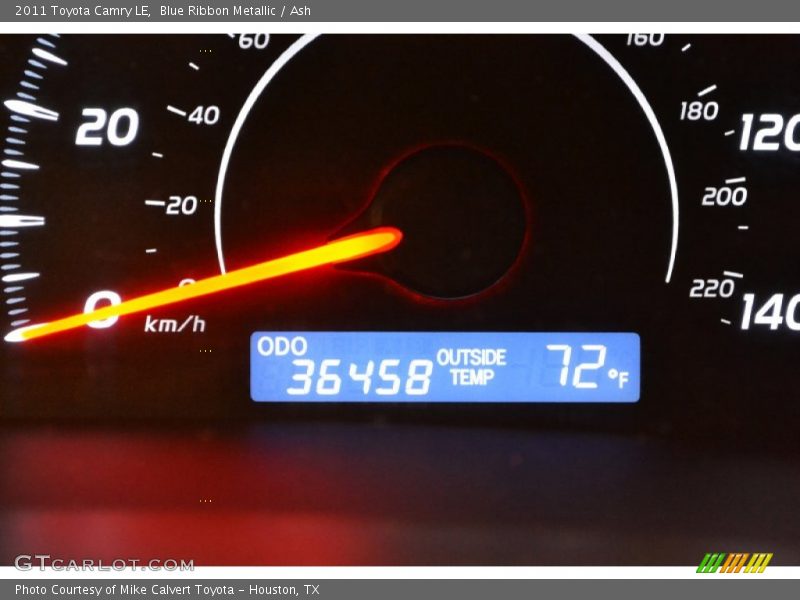 Blue Ribbon Metallic / Ash 2011 Toyota Camry LE