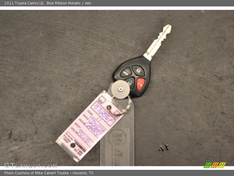 Blue Ribbon Metallic / Ash 2011 Toyota Camry LE