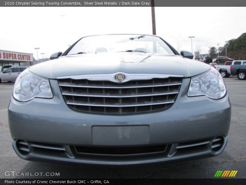 Silver Steel Metallic / Dark Slate Gray 2010 Chrysler Sebring Touring Convertible