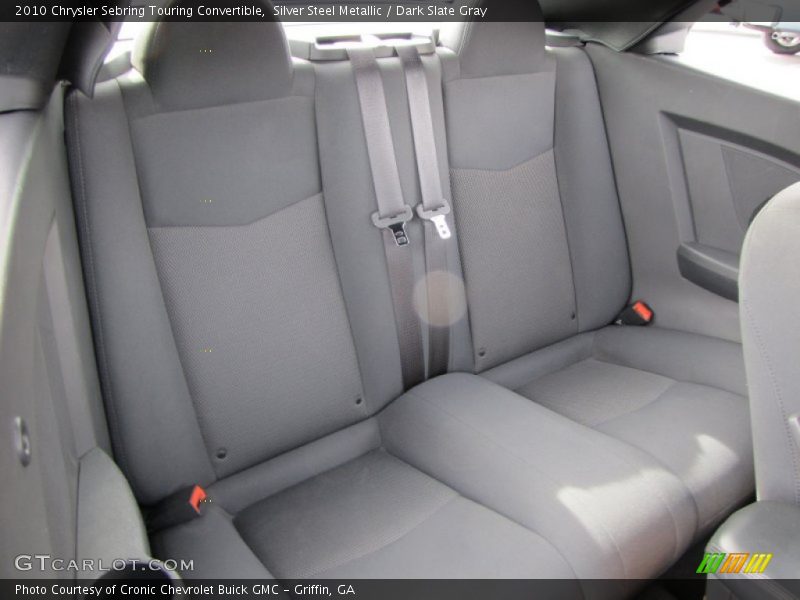 Silver Steel Metallic / Dark Slate Gray 2010 Chrysler Sebring Touring Convertible