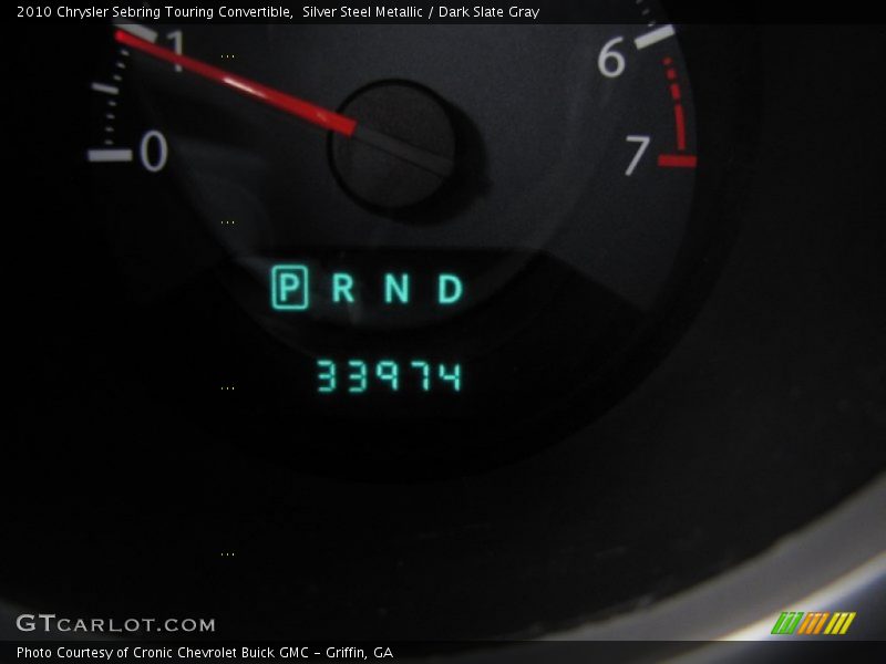 Silver Steel Metallic / Dark Slate Gray 2010 Chrysler Sebring Touring Convertible