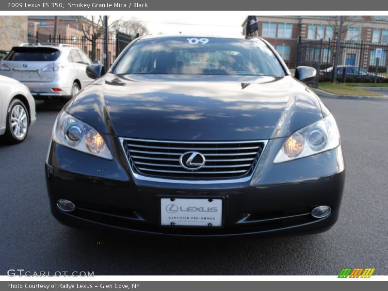 Smokey Granite Mica / Black 2009 Lexus ES 350
