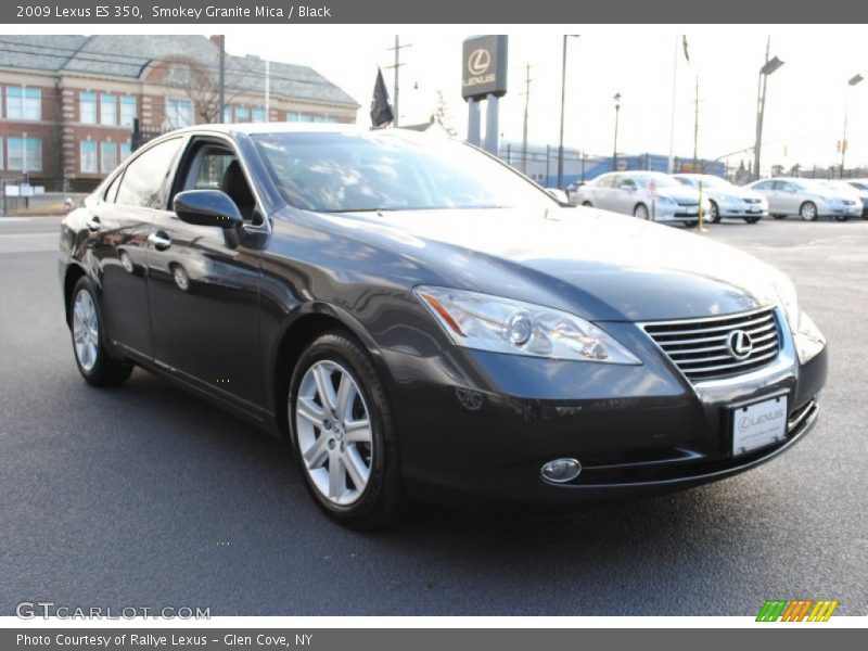 Smokey Granite Mica / Black 2009 Lexus ES 350