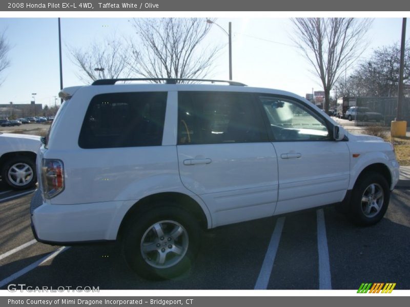 Taffeta White / Olive 2008 Honda Pilot EX-L 4WD