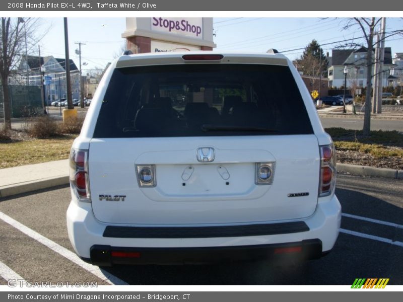 Taffeta White / Olive 2008 Honda Pilot EX-L 4WD