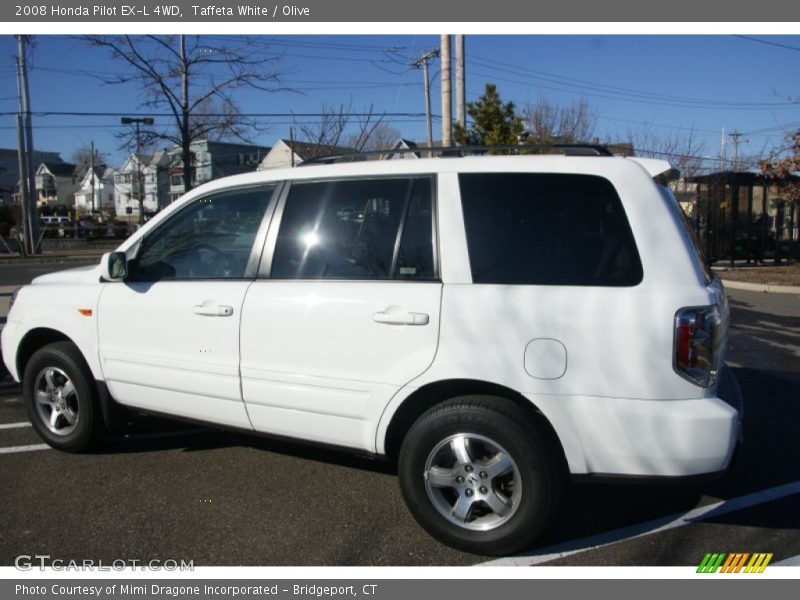 Taffeta White / Olive 2008 Honda Pilot EX-L 4WD