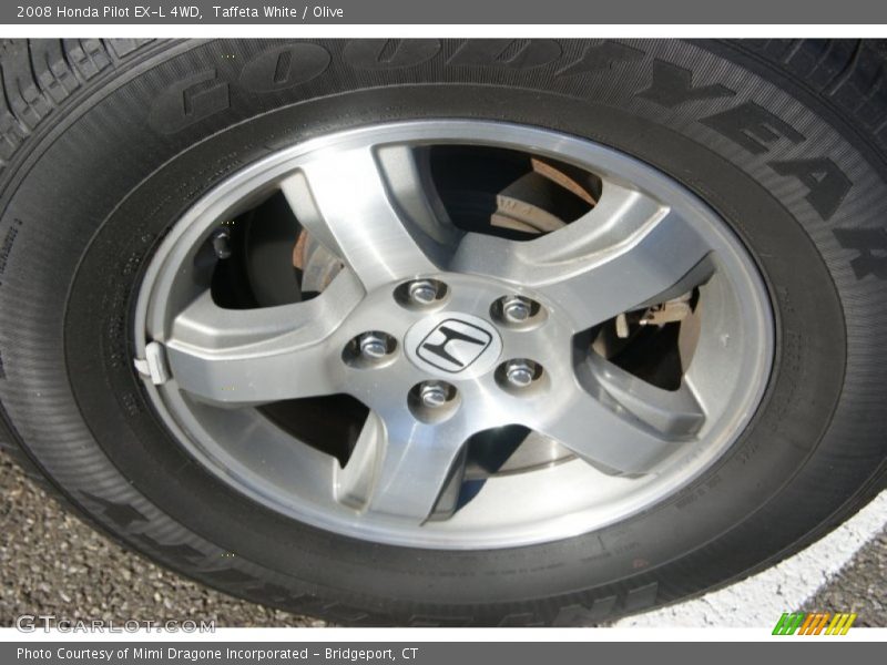 Taffeta White / Olive 2008 Honda Pilot EX-L 4WD