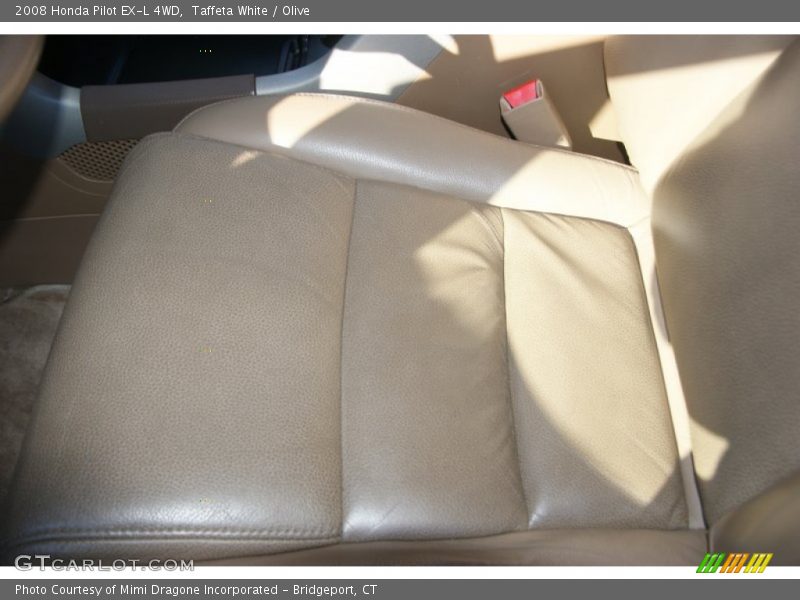 Taffeta White / Olive 2008 Honda Pilot EX-L 4WD