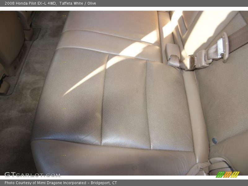 Taffeta White / Olive 2008 Honda Pilot EX-L 4WD