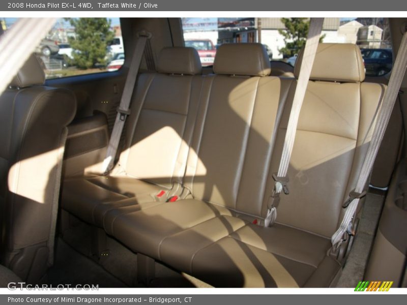 Taffeta White / Olive 2008 Honda Pilot EX-L 4WD