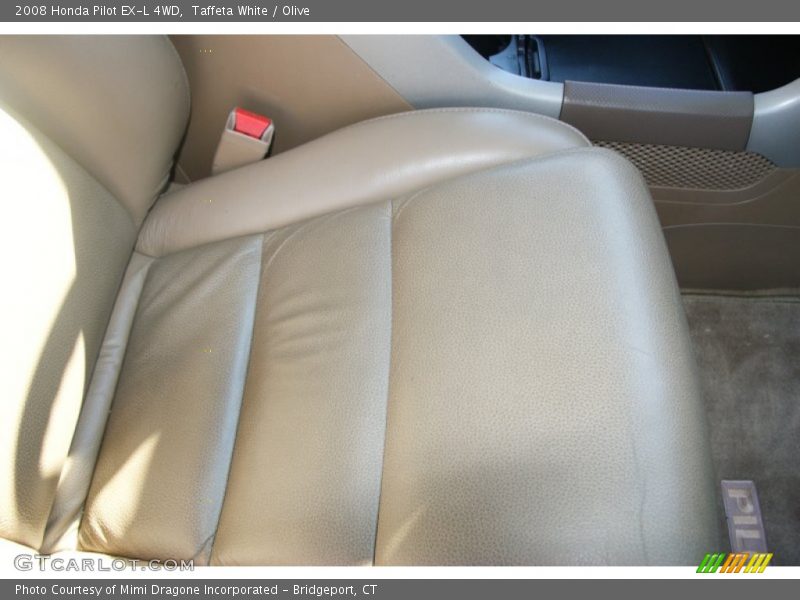 Taffeta White / Olive 2008 Honda Pilot EX-L 4WD