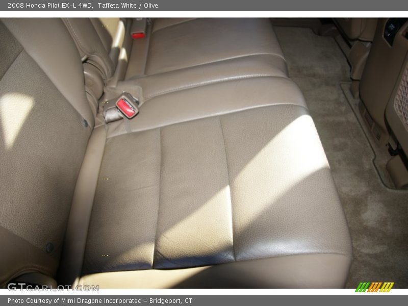 Taffeta White / Olive 2008 Honda Pilot EX-L 4WD