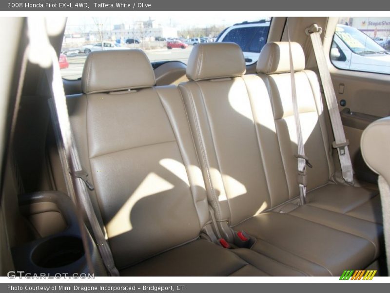 Taffeta White / Olive 2008 Honda Pilot EX-L 4WD