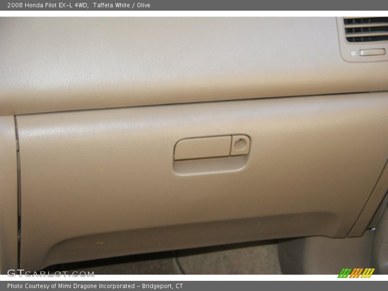 Taffeta White / Olive 2008 Honda Pilot EX-L 4WD
