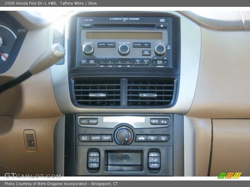 Taffeta White / Olive 2008 Honda Pilot EX-L 4WD