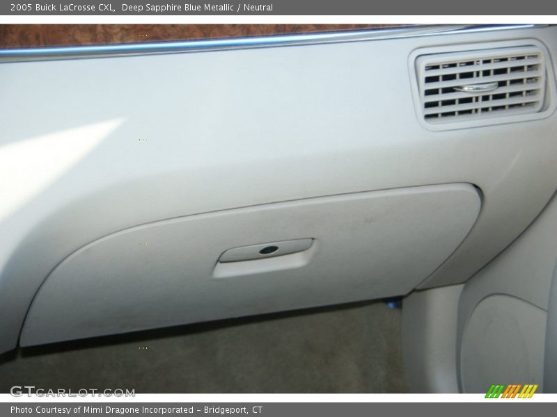Deep Sapphire Blue Metallic / Neutral 2005 Buick LaCrosse CXL