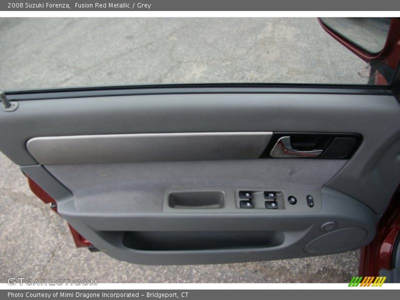 Fusion Red Metallic / Grey 2008 Suzuki Forenza
