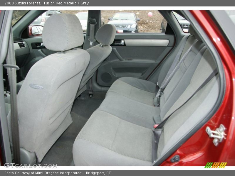 Fusion Red Metallic / Grey 2008 Suzuki Forenza