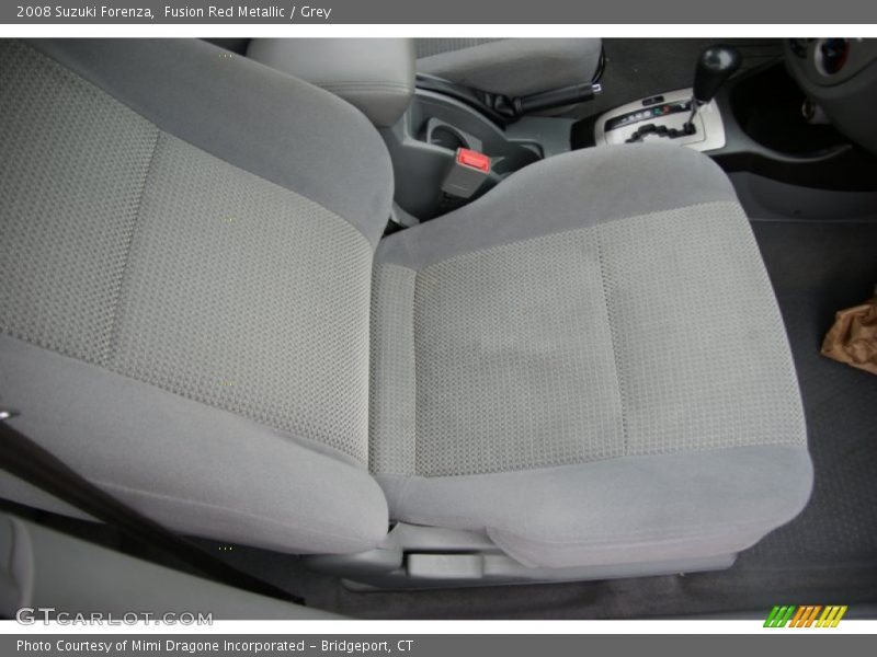 Fusion Red Metallic / Grey 2008 Suzuki Forenza