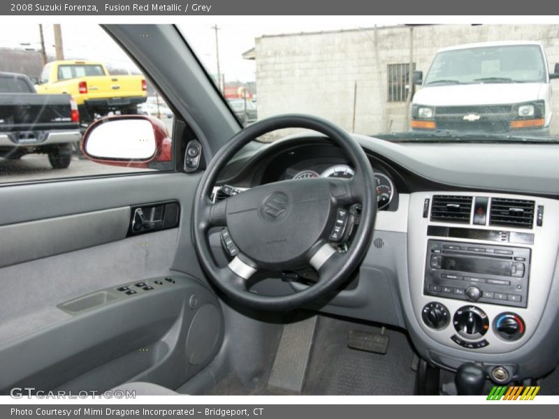 Fusion Red Metallic / Grey 2008 Suzuki Forenza