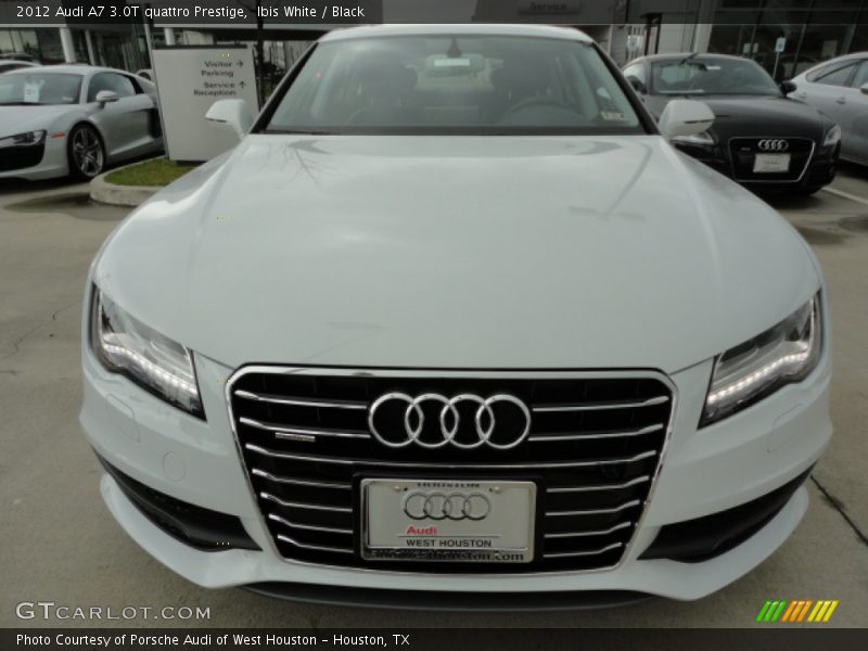 Ibis White / Black 2012 Audi A7 3.0T quattro Prestige