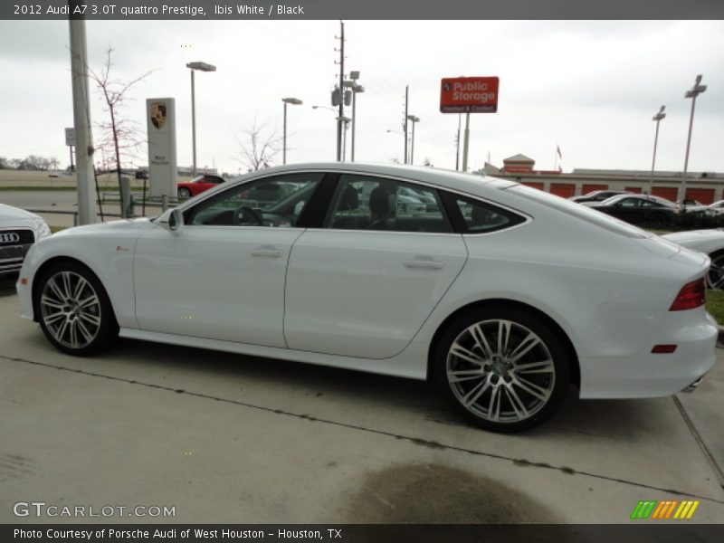 Ibis White / Black 2012 Audi A7 3.0T quattro Prestige