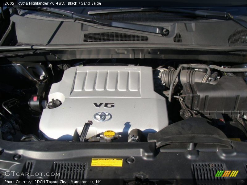 Black / Sand Beige 2009 Toyota Highlander V6 4WD