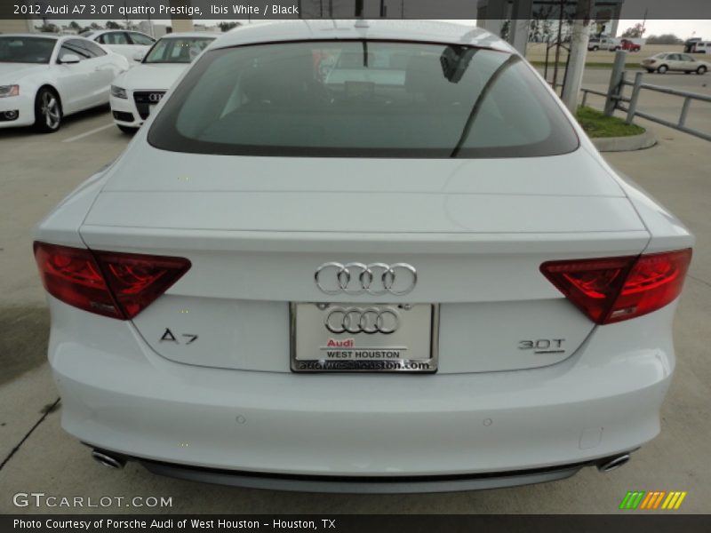 Ibis White / Black 2012 Audi A7 3.0T quattro Prestige