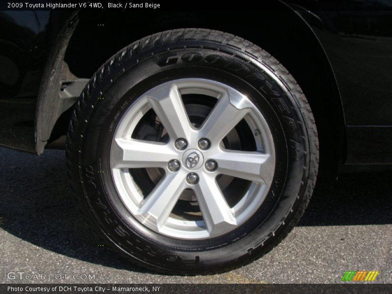 Black / Sand Beige 2009 Toyota Highlander V6 4WD