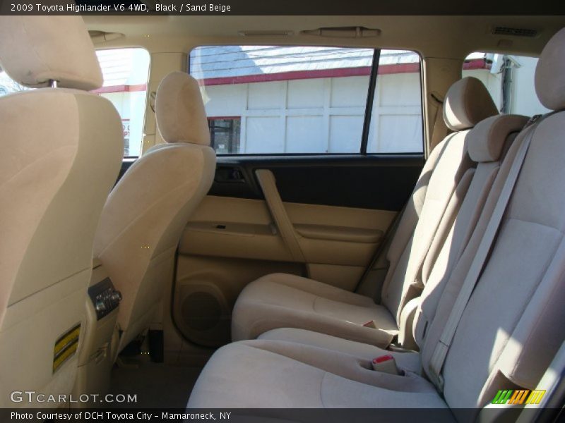 Black / Sand Beige 2009 Toyota Highlander V6 4WD