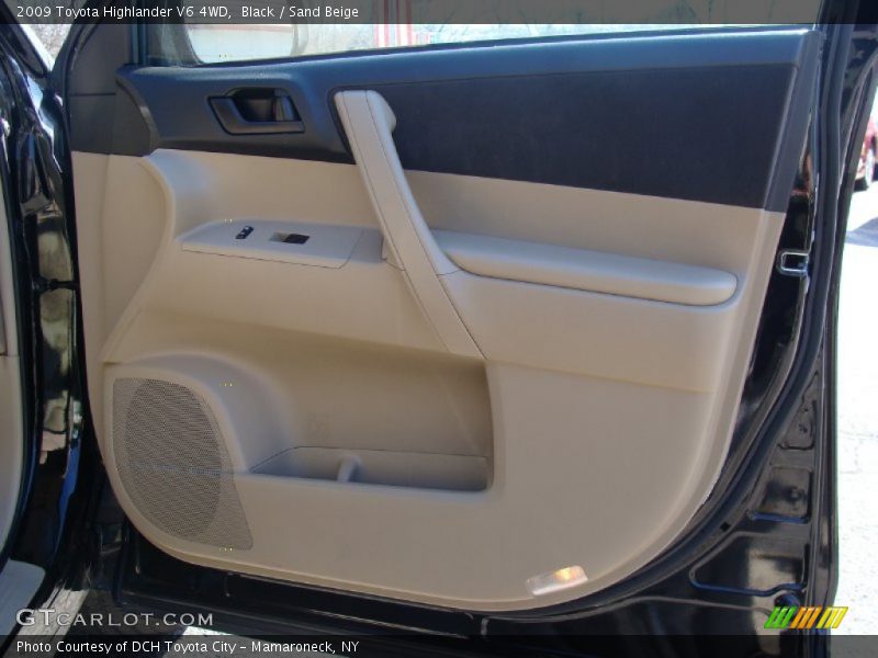 Black / Sand Beige 2009 Toyota Highlander V6 4WD
