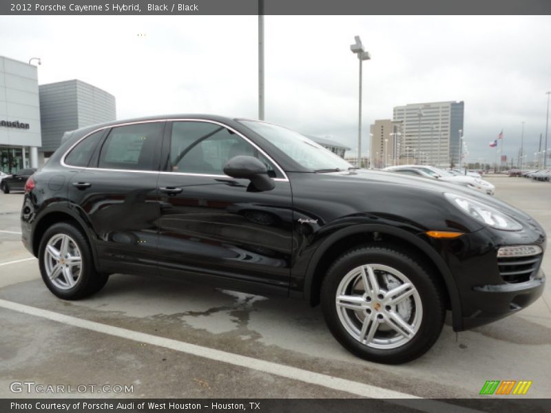 Black / Black 2012 Porsche Cayenne S Hybrid