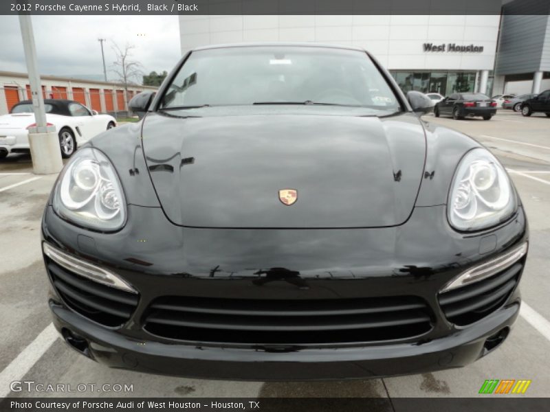 Black / Black 2012 Porsche Cayenne S Hybrid