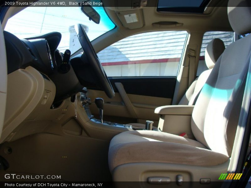 Black / Sand Beige 2009 Toyota Highlander V6 4WD