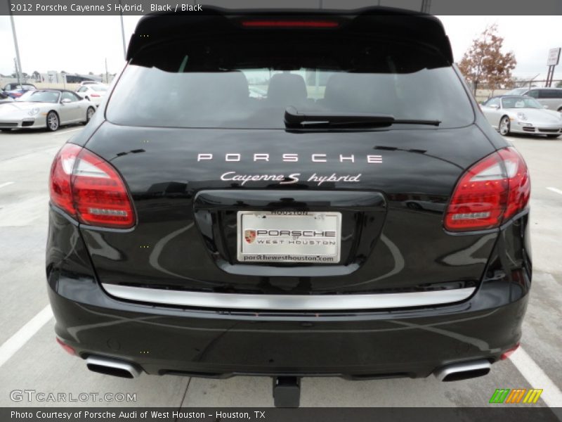 Black / Black 2012 Porsche Cayenne S Hybrid