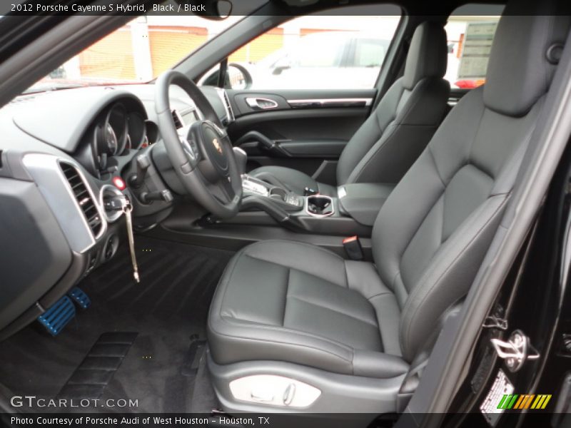 Black / Black 2012 Porsche Cayenne S Hybrid