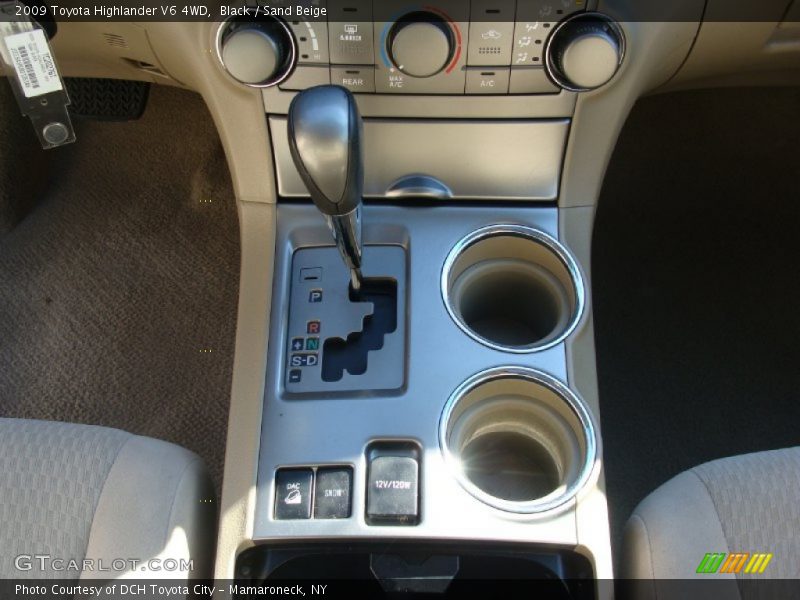 Black / Sand Beige 2009 Toyota Highlander V6 4WD