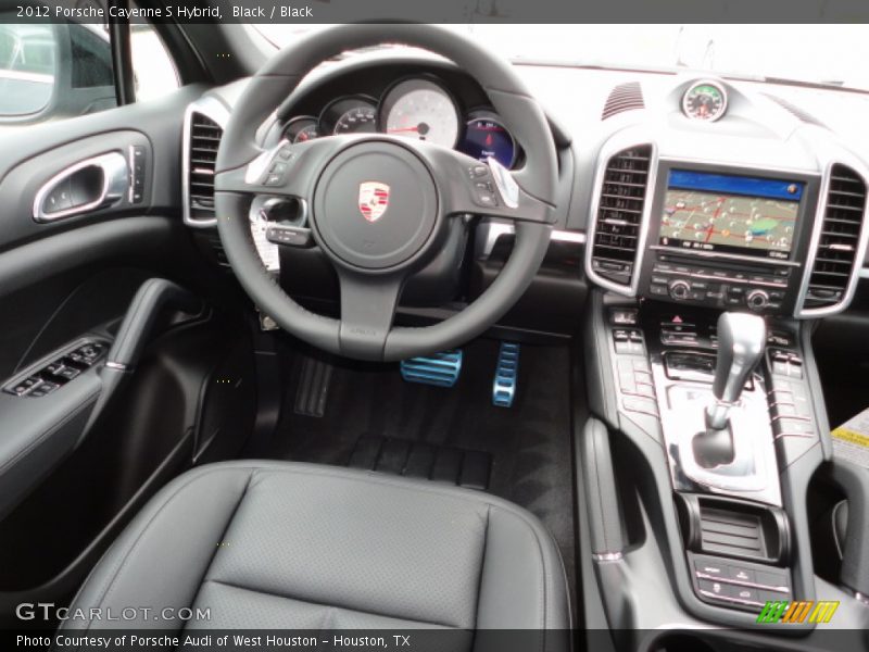 Black / Black 2012 Porsche Cayenne S Hybrid