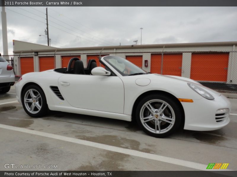 Carrara White / Black 2011 Porsche Boxster