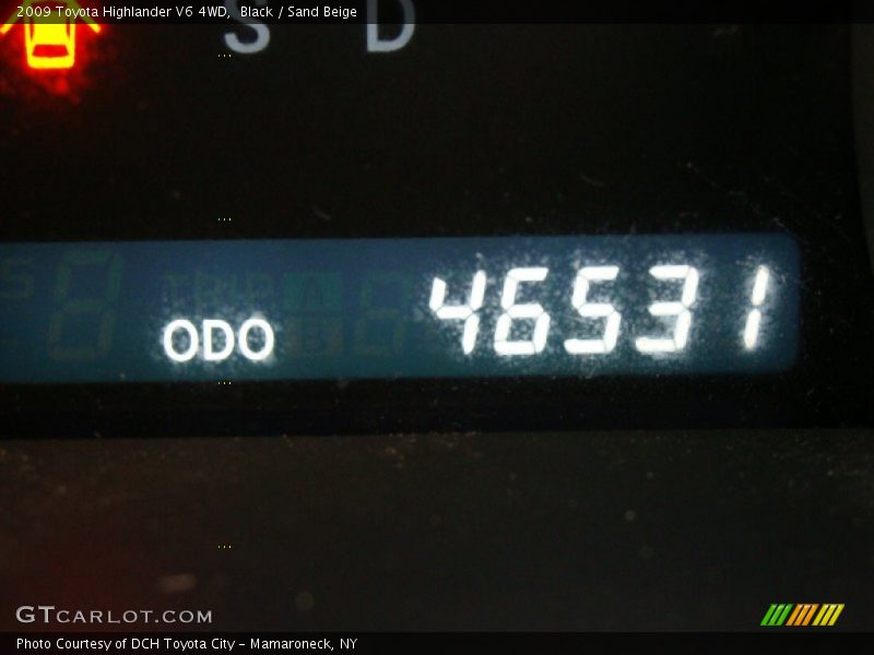 Black / Sand Beige 2009 Toyota Highlander V6 4WD