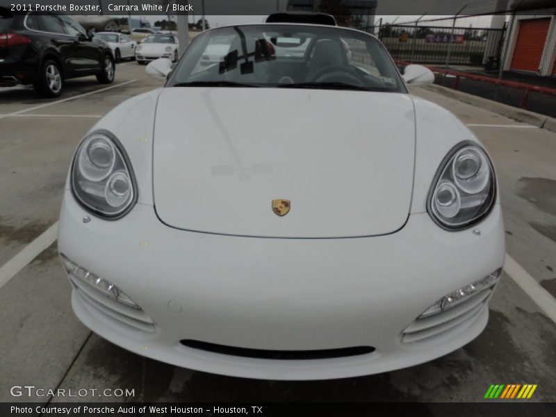 Carrara White / Black 2011 Porsche Boxster