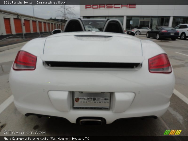 Carrara White / Black 2011 Porsche Boxster