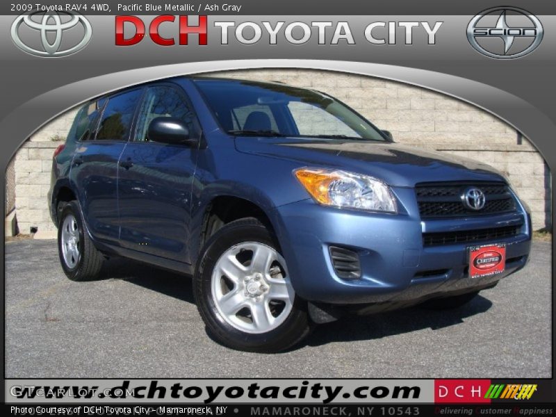 Pacific Blue Metallic / Ash Gray 2009 Toyota RAV4 4WD